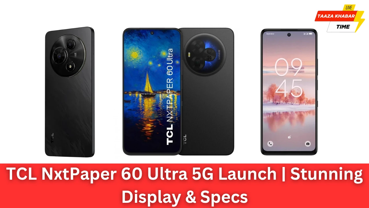 TCL NxtPaper 60 Ultra 5G: शानदार डिस्प्ले और पावरफुल फीचर्स के साथ लॉन्च से पहले हुई लिस्टिंग