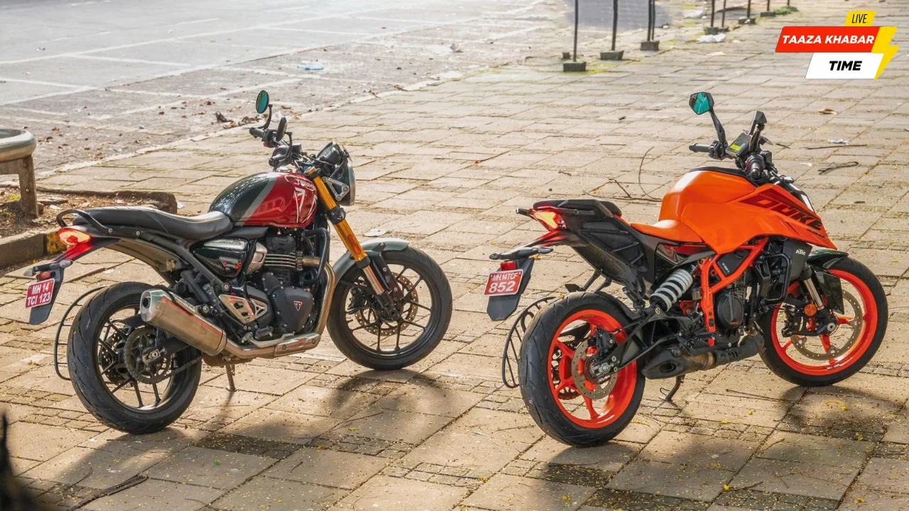 Triumph KTM bikes